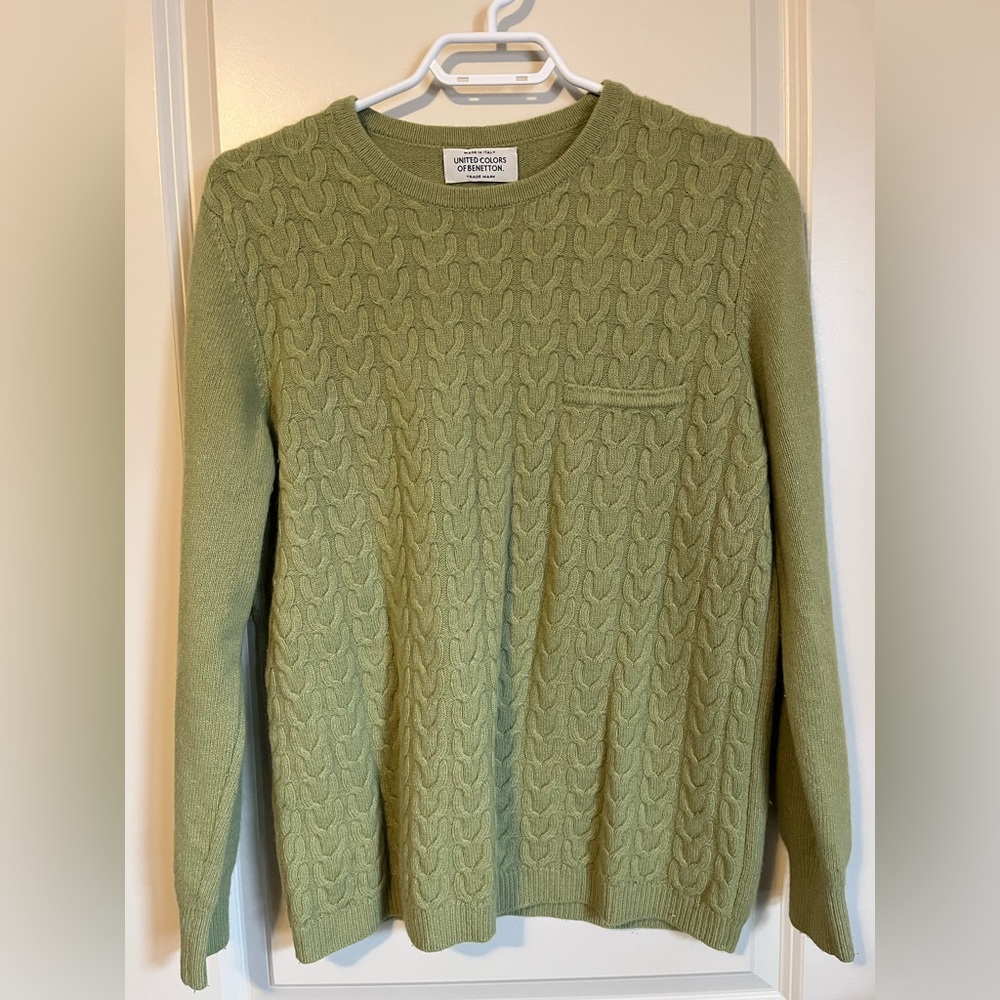 United Colours Of Benetton Angora/Merino Blend Sweater Small
